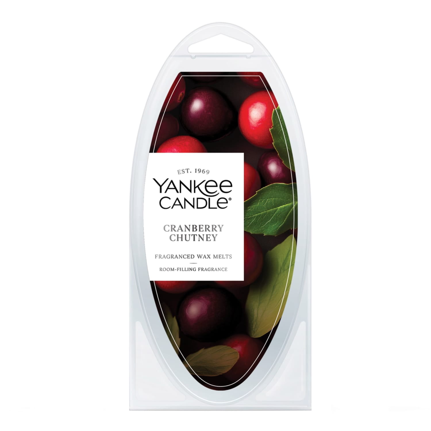 (2 pack) Yankee Candle Cranberry Chutney - Fragranced Wax Melts (Single Pack)