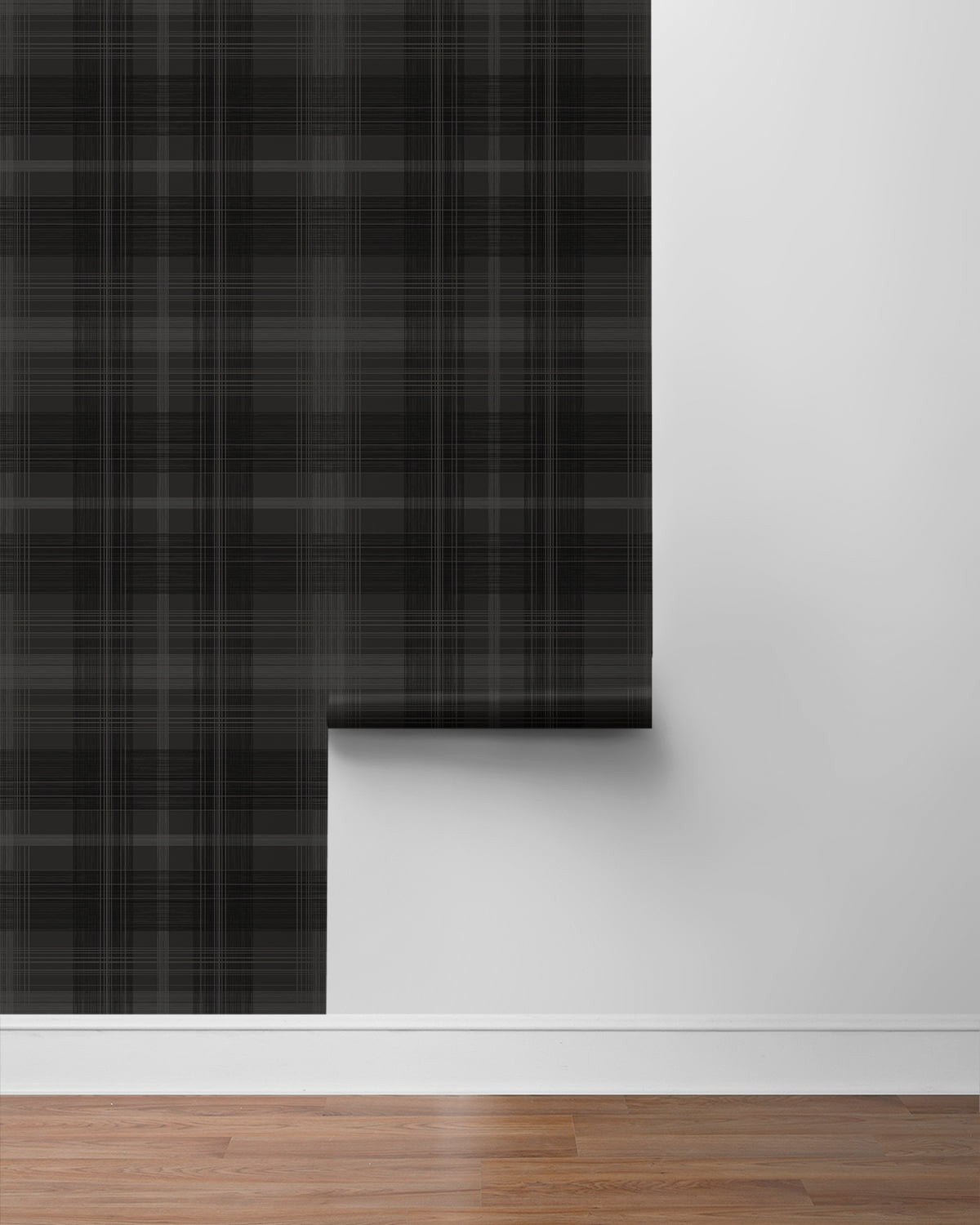 Stacy Garcia Home Wrought Iron Crossroads Plaid Peel and Stick Wallpaper - 20.5 in. W x 10 ft. L Roll