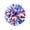 Clear, variant on Party supplies 11"Cheerleading Pom Poms For Adult kiids Metallic Foil & Plastic Ring Pom For Sports Dance Cheering Red Blue White