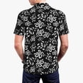 thumbnail image 4 of Daiia Snake Pattern Men’s Polo Shirts,Solid Deck Shirt,Classic Fit, Breathable Cotton Polo for Casual and Sport Wear-4X-Large, 4 of 9
