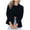 Navy, variant on Women's Blazers & Suit Jackets 2024! Plus Size Fayshow0 Women's Casual Blazer Jackets Suit Long Sleeve Open Front With Button Pockets For Business Office Blue