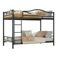 thumbnail image 2 of GloryStar Space-Saving Twin Over Twin Metal Bunk Bed, Sturdy 400 lbs Capacity with Ladder, Full Safety Rails, Quiet Design & Easy Assembly, 2 of 7