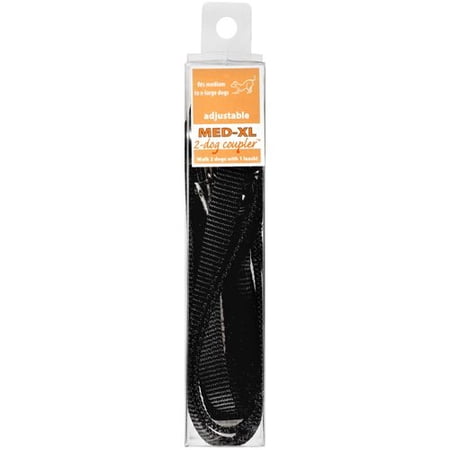 Yuppie Puppie: Size: Med-XL 2-Dog Coupler, 1 Ct