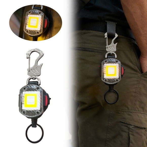 Product Classification Flashlight Penlight with Retractable LED Base Type-C Rechargeable Work Light for Outdoor Adventures and Everyday Carry