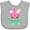 AC-Heather Grey, variant on Inktastic Cute Watermelon with Sunglasses Boys or Girls Baby Bib