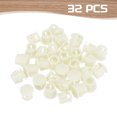 thumbnail image 3 of 32Pcs 7mm Beige Nylon Plastic Round Locking Hole Plugs Insert End Caps, 3 of 6