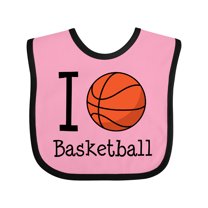 Inktastic I Heart Basketball Boys or Girls Baby Bib