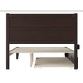 thumbnail image 6 of AFI NoHo 14" Queen Wood Platform Bed Frame with Twin XL Trundle, Espresso, 6 of 8