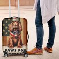 thumbnail image 4 of Freedom Paws Patriotic Cocker Spaniel Vintage Memorial Day Travel Luggage Cover Cockers Dog Lover Gifts Suitcase Dust Protective Decor - 12006, 4 of 5
