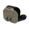 thumbnail image 3 of 2100 mAh Multi-Charger - Micro USB Car and Travel Charger for Sanyo 6750 (Katana Eclipse), Katana LX, S1,PCD Chaser, VM2045 (Venture) (Dual USB Port) - Black, 3 of 4