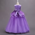 thumbnail image 6 of TBWNWG Girls Dress for Everyday Wear with Classic Tutu Long Gown for 5–16 Years – for Parties Pageants Weddings and Performances,Size 9-10 Years, 6 of 8