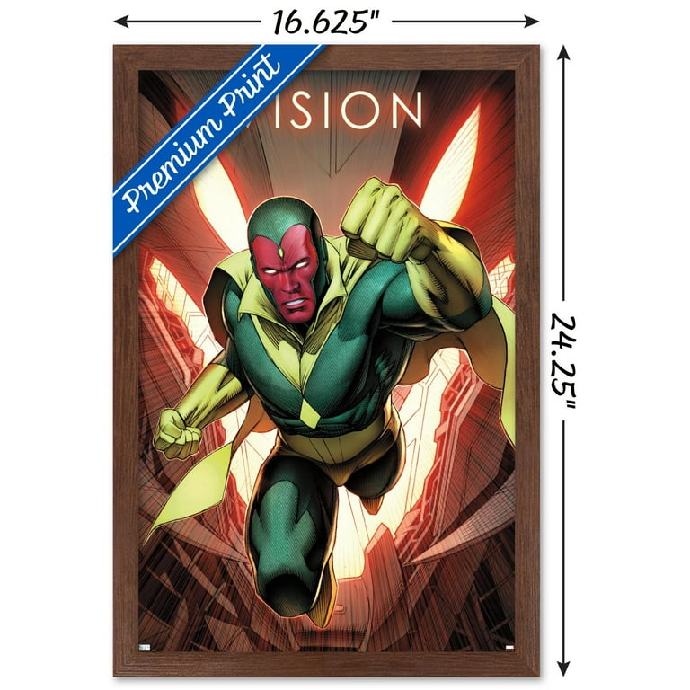 スケッチカード Marvel Vision Marvel Comics - Vision - Vision #8 Wall Poster, 14.725