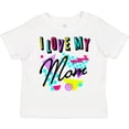 thumbnail image 3 of Inktastic I Love My Mom 80s Retro Style Boys or Girls Toddler T-Shirt, 3 of 5