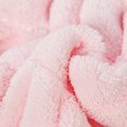 thumbnail image 5 of Toalla de secado rápido para el cabello, gorro de microfibra con lindas orejas de gato, terciopelo rosa suave color coral., 5 of 5