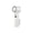 #0432-White, variant on Kieccall Foldable Neck Clip Ice Cooling Fan Hands Free Personal Cooler For Outdoor Travel Commute Summer Cooling