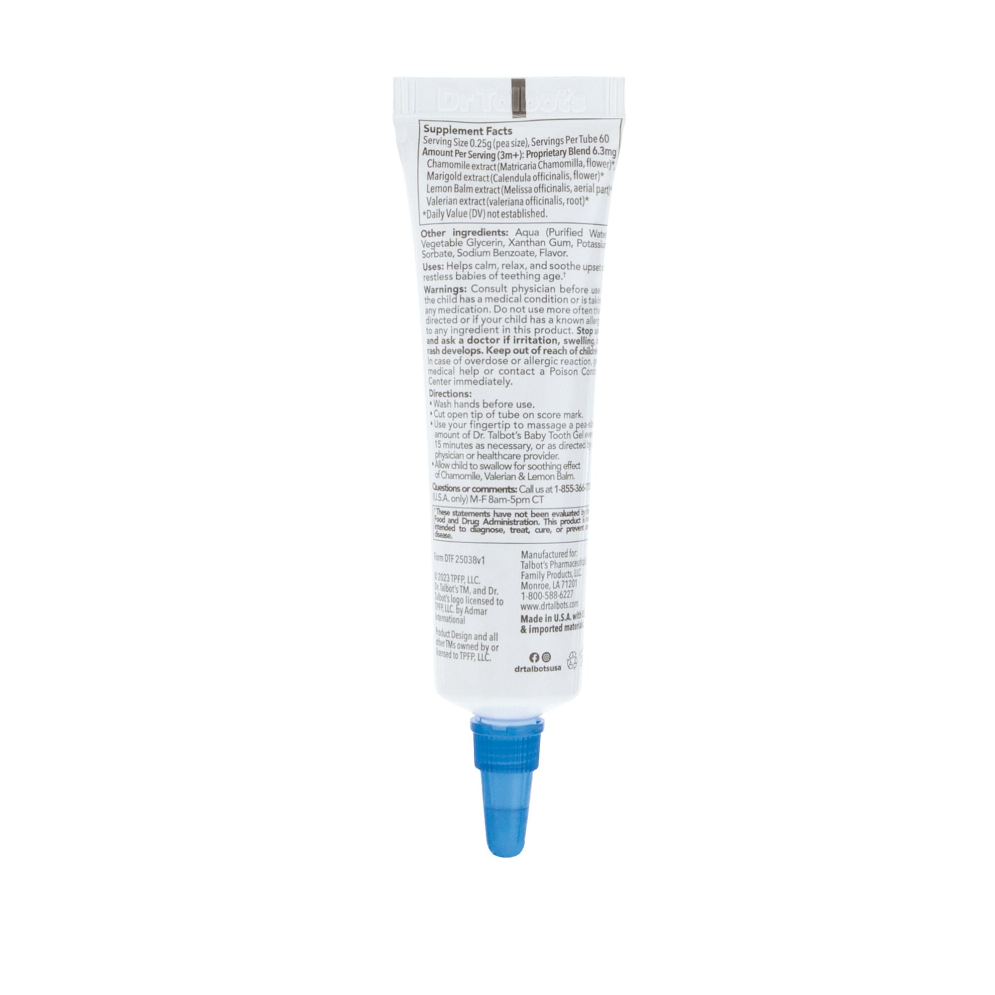(2 pack) Dr. Talbot's Day & Night Baby Tooth Gel Combo Pack for Teething Babies