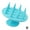 Light Blue, variant on Silicone Hair Scalp Massager Brush Massaging Shampoo Cleaner Shower Brush W8F5
