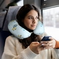 thumbnail image 6 of Disketp Cartoon Turtle Travel Pillow Memory Foam Neck Pillow Support Pillow for Camping, Sleeping Rest Cushion Airplane Pillow, 6 of 8