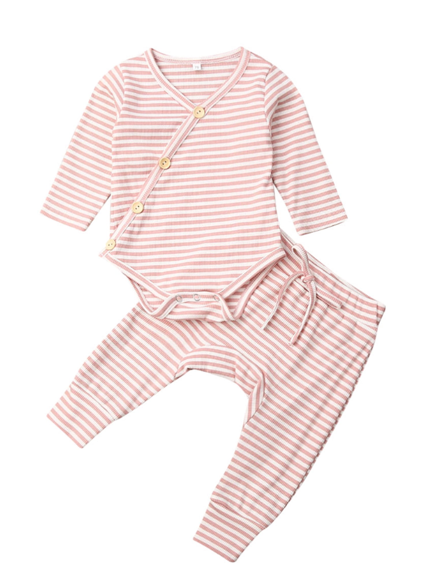 striped romper long pants