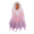 thumbnail image 2 of Peluca de muñeca BJD degradada, peluca de muñeca BJD de fibra resistente al calor para peluca de muñeca 1/3 1/4 1: 4 rosa perfke BJD Doll Wig, 2 of 8