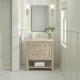 thumbnail image 6 of James Martin Vanities 30" Single Vanity, Bright White w/ 3 CM Eternal Marfil Top, 6 of 7