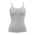 thumbnail image 3 of MANIFIQUE Womens Modal Built-in Bra Padded Camisole Yoga Tanks Tops, 3 of 7