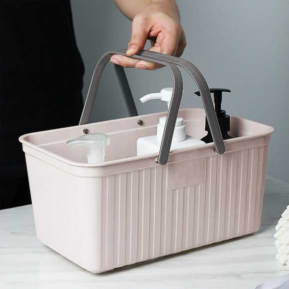 Sentmoon Aubaines du Jour Liquidation Panier de Bain Portable Panier de Toilette Salle de Bain Panier de Rangement en Plastique pour Articles de Toilette Panier de Drainage pour Bain Panier de Rangement pour Bain Aubaines du Prime Day 2024 Canada