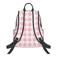 thumbnail image 2 of Balery Plaid Heart Lightweight Backpack for Men and Women - Durable and Water-Resistant, Ideal for School, Work, Travel, and Everyday Use, 2 of 9