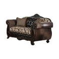 thumbnail image 6 of Bowery Hill Contemporary Faux Leather 2-Piece Sofa Set in Brown, 6 of 8