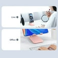 thumbnail image 4 of Foldable Height Retractable Phone Stand for Desk, Portable Adjustable Cell Phone Cradle, Compact Cellphone Holder, Universal Desk Stand for Home Office Travel, 4 of 5