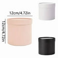 thumbnail image 3 of 4pcs Round Flower Box Gift Bucket with Lids, Elegant Mini Flower Boxes, Round Bouquet Boxes, White Pink Black, Suitable for Weddings Parties Anniversaries Dinner Decorations Birthday Gifts Packaging, 3 of 11