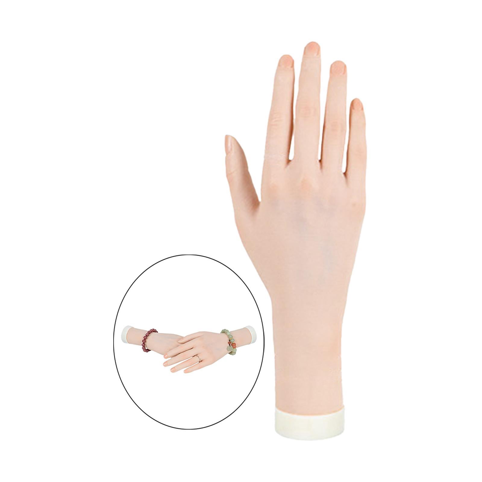 Bothyi Practice Mannequin Hand for Rings Photo Props Acrylic Nails Practice Training right hand