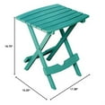 thumbnail image 3 of Adams Manufacturing Quik Fold Side Table, Teal, 3 of 3