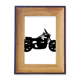 thumbnail image 1 of Mecanico de moto silueta patron Marco de imagen marco de escritorio, 1 of 4