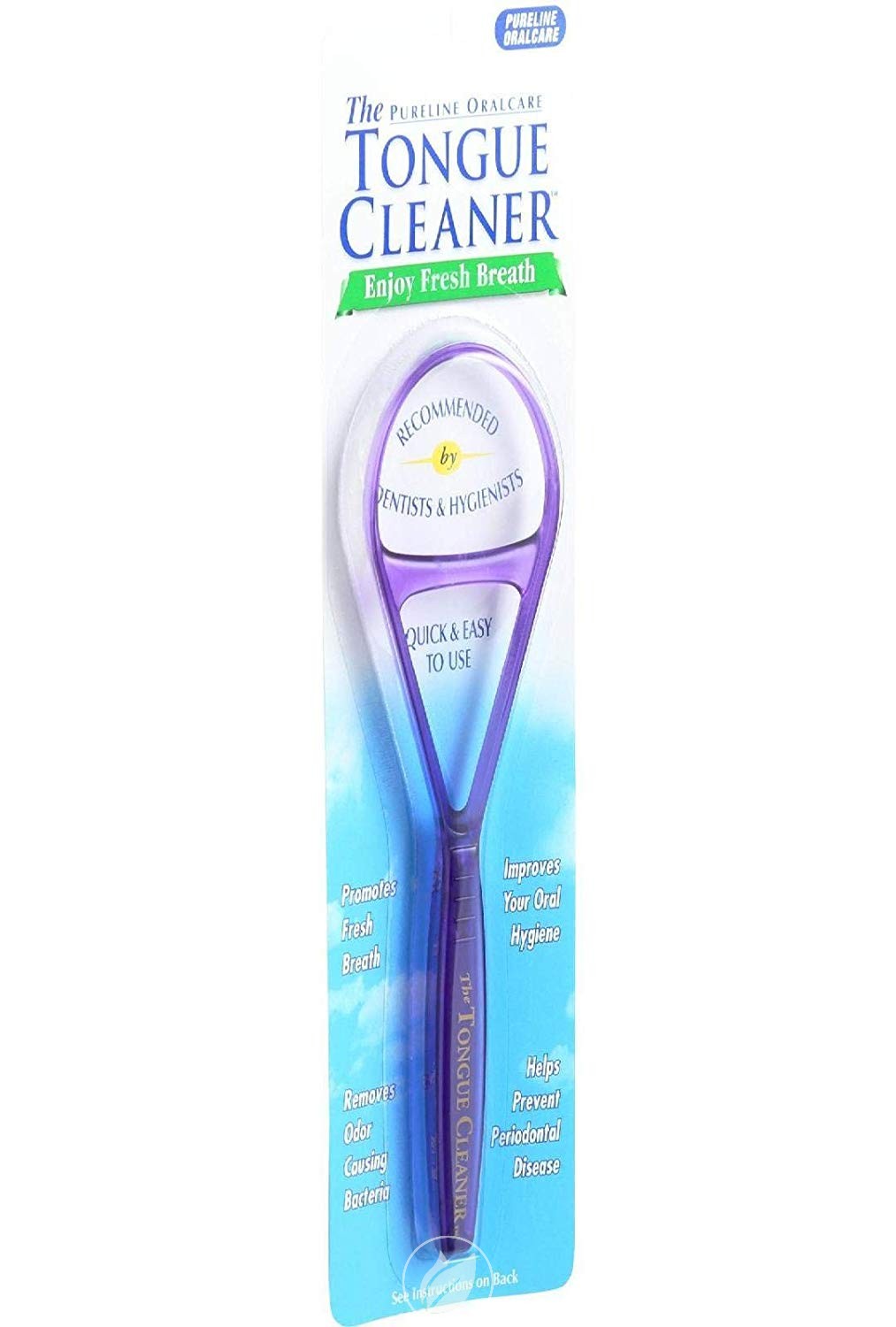 PURELINE ORALCARE (Tongue Cleaner Company) Tongue Cleaner Cobalt Blue 1