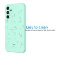 thumbnail image 3 of Cell Phone Basic Cases for Galaxy A15 5G 6.5", Liquid Silicone Gel Rubber Shockproof Case Ultra Thin Slim Matte Surface Cover for Samsung Galaxy A15 5G (Cyan), 3 of 5