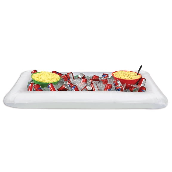 Beistle - Inflatable White Buffet Cooler - 28"W x 4' 5¾"L - Pack of 6