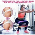 thumbnail image 2 of 3 Levels Resistance Bands for Legs and Butt,Workout Booty Bands, Mini Hip Circle Loop Sliders Fitness Thigh Glute Bands Set, 2 of 7
