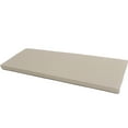 thumbnail image 2 of Bench Cushion Pads for Indoor/Outdoor Furniture/Window Seat Chair Sofa Couch Swing Garden 70D High-Resilience Upholstery Thickened Foam 2 Ties with Beige Non-slip Bottom 2 Inch Thickness, 2 of 6