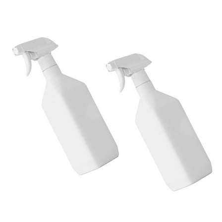 White PE Spray Bottle for Storage with Even Mist Perfect for Flower Watering Hairdressing and Cleaning 500ML