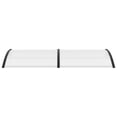 thumbnail image 4 of vidaXL Door Canopy, Outdoor Awning for Porch & Patio, Polycarbonate Cover, 94.5x39.4 In, Black, 4 of 7
