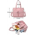 thumbnail image 3 of Tote Bag for Women Nylon Purse and Handbags Tote Purse Crossbody Bag Multi Pocket, 3 of 6