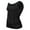 #1 Single Pack Black, variant on QRIC Mens Gynecomastia Compression Shirts Slimming Undershirt Body Shaper Tank Top Vest Abs Waist Trainer