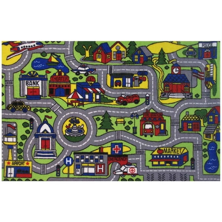 Fun Rugs Driving Time Kids Rugs