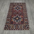thumbnail image 6 of Ottomanson Machine Washable Cotton 3x6 Flatweave Runner Rug for Bedroom, 2'7" x 6', Red Medallion 6100, 6 of 11
