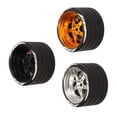 thumbnail image 3 of RC Transmitter Steering Wheel, Aluminum Alloy One Handed Control Adapter with Metallic Luster for NB4 RC Car Controller, 3 of 7