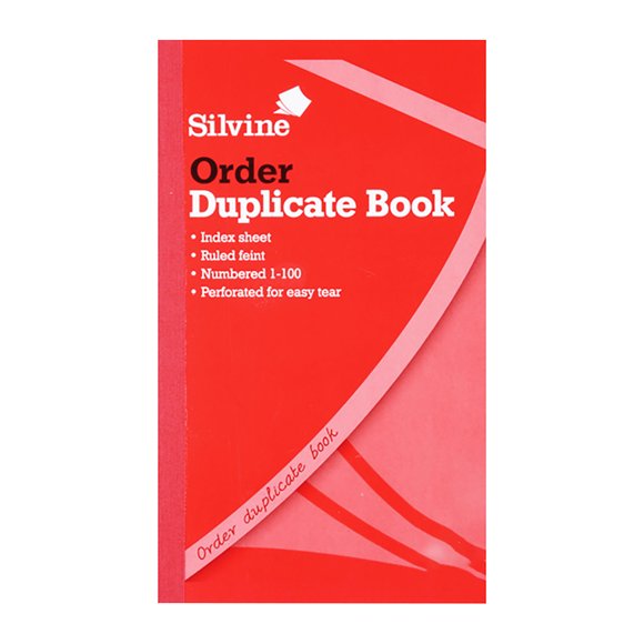 Silvine Carnet de Commande à Feinte en Double de 400 Pages