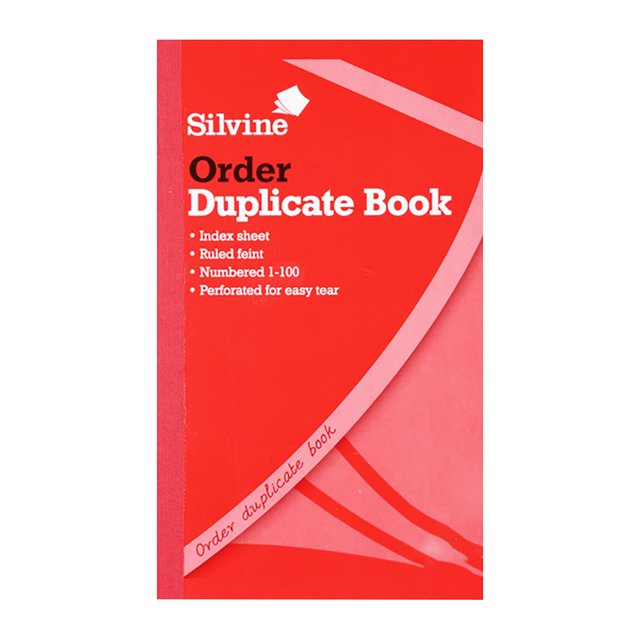 Silvine Carnet de Commande à Feinte en Double de 400 Pages