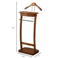 thumbnail image 7 of Proman Products Kingsman Valet Stand - Walnut, 7 of 7
