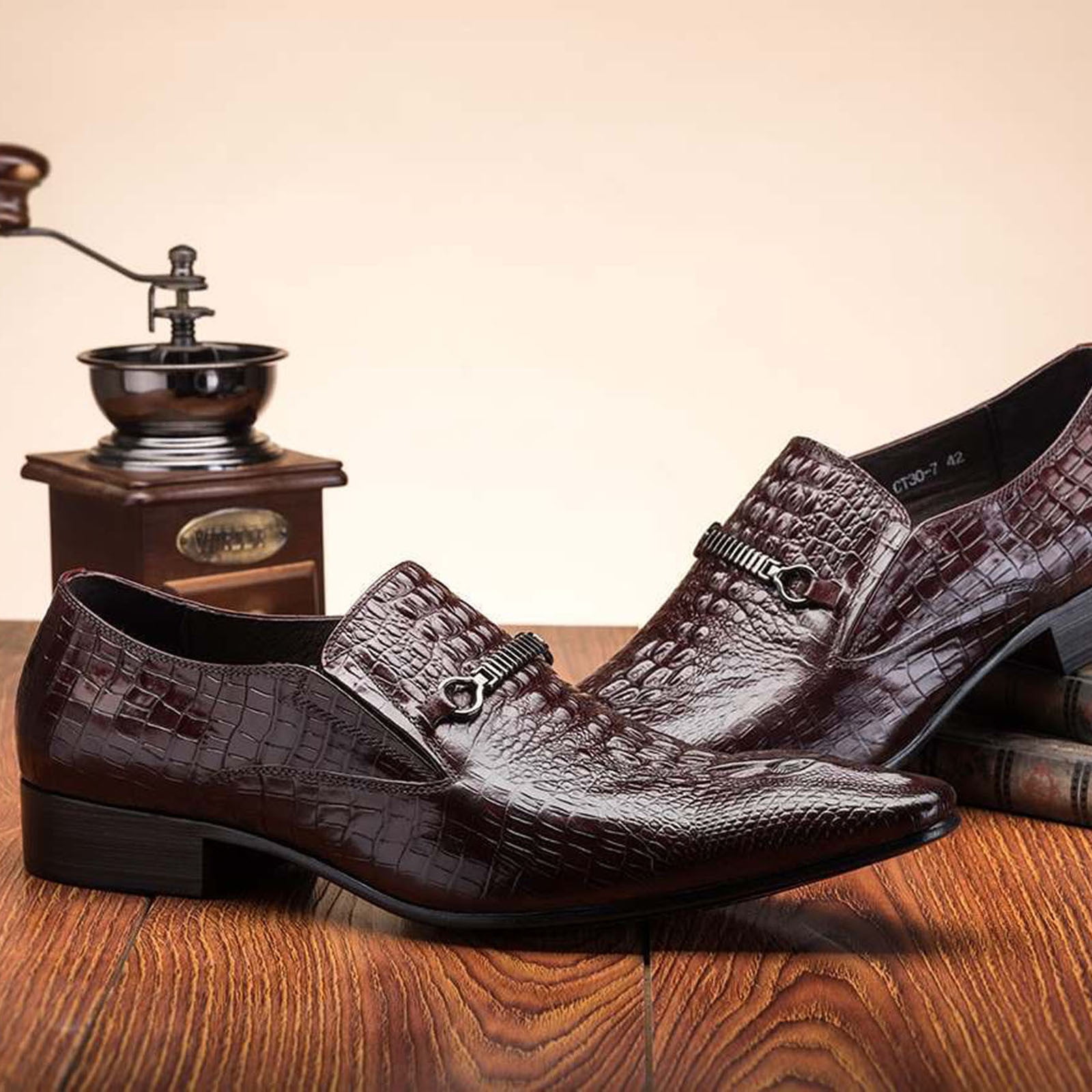Zapatos De Cuero Marrón Para Muñecas De 14 Pulgadas Y 20 Cm, Accesorios De Disfraz Con Cordones Y Acabado Exquisito Para Casitas De Muñecas Y Coleccionistas